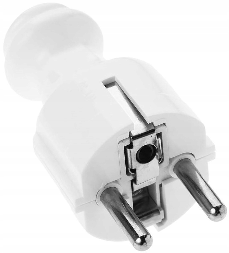 Wtyczka prosta unishuko ELGOTECH WT-30 biała