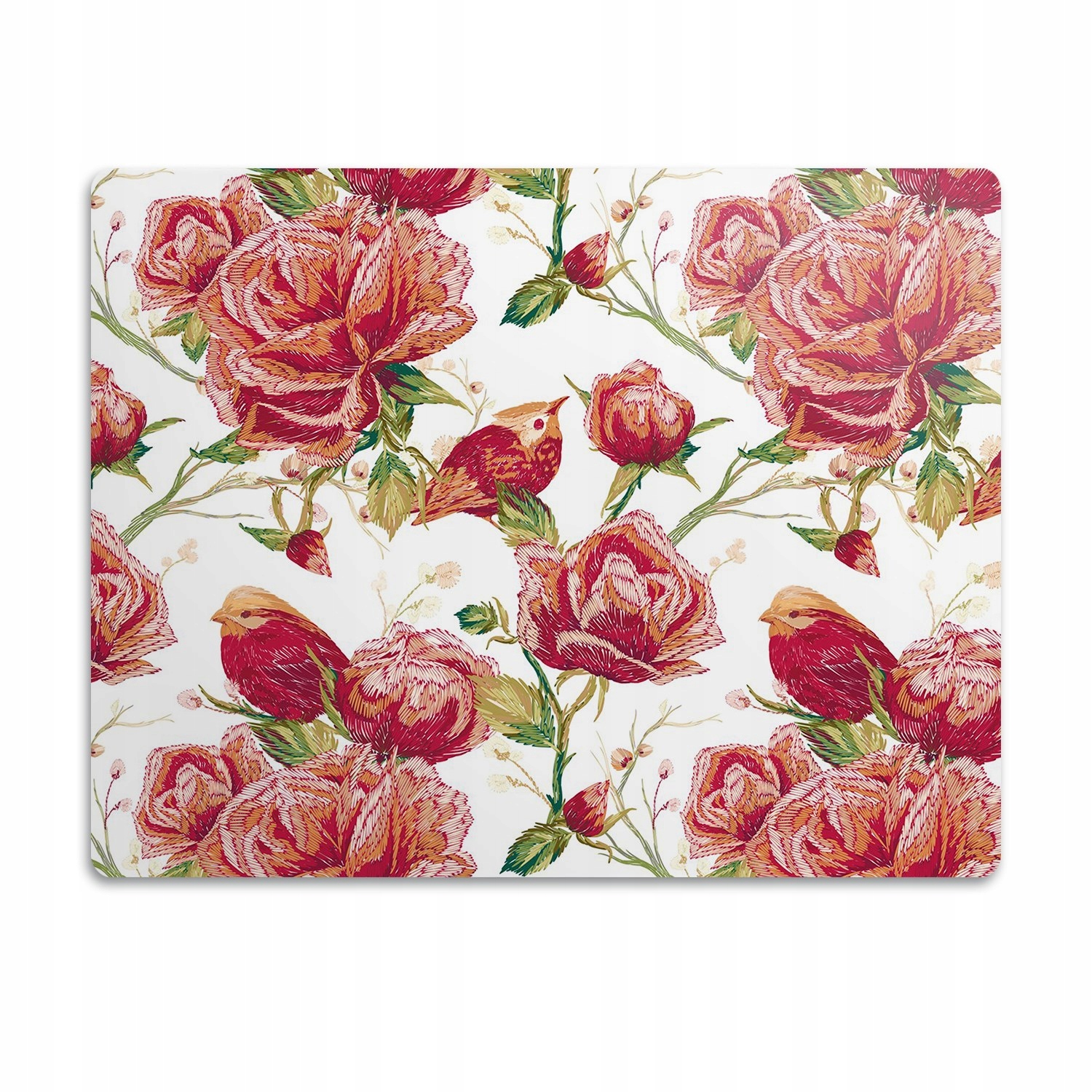 Levně Podložka pod misky pro psa Červené ptáky 60x40 cm