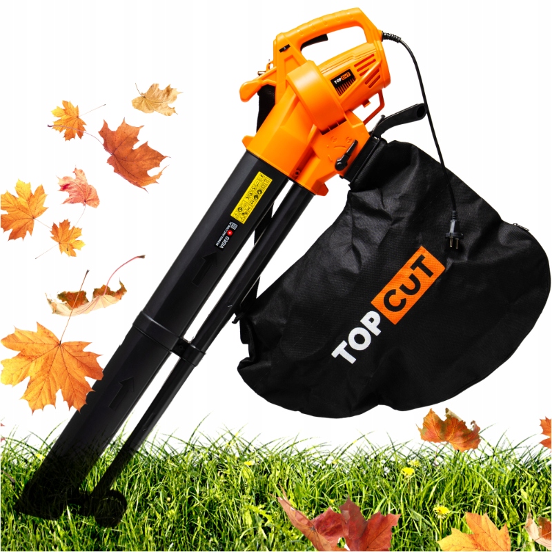 Elektryczny Odkurzacz Ogrodowy Do Liści 3500W 3W1 Dmuchawa Rozdrabniacz