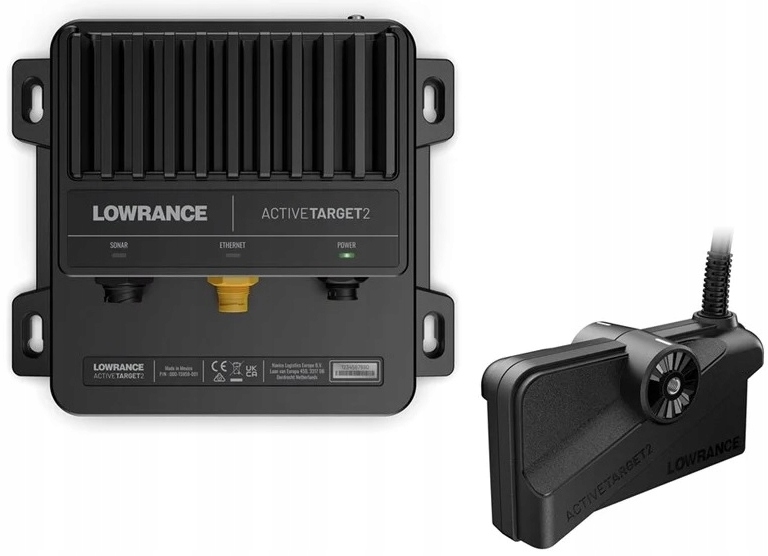 Przetwornik Lowrance Active Target 2 – czarny przetwornik echosondy