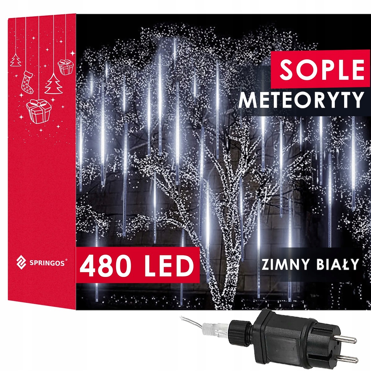 

Lampki Sople 480LED Meteoryty IP44 Girlanda 6m