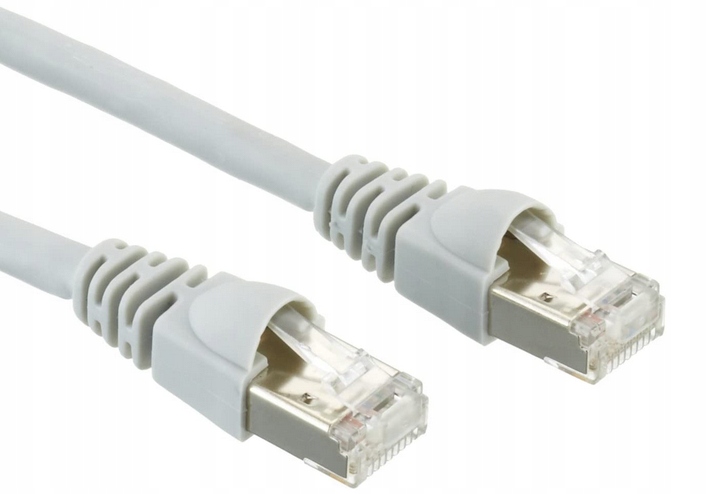 Premiumcord Patch kabel CAT6a S-ftp, RJ45-RJ45, Awg 26/7 1,5m szary