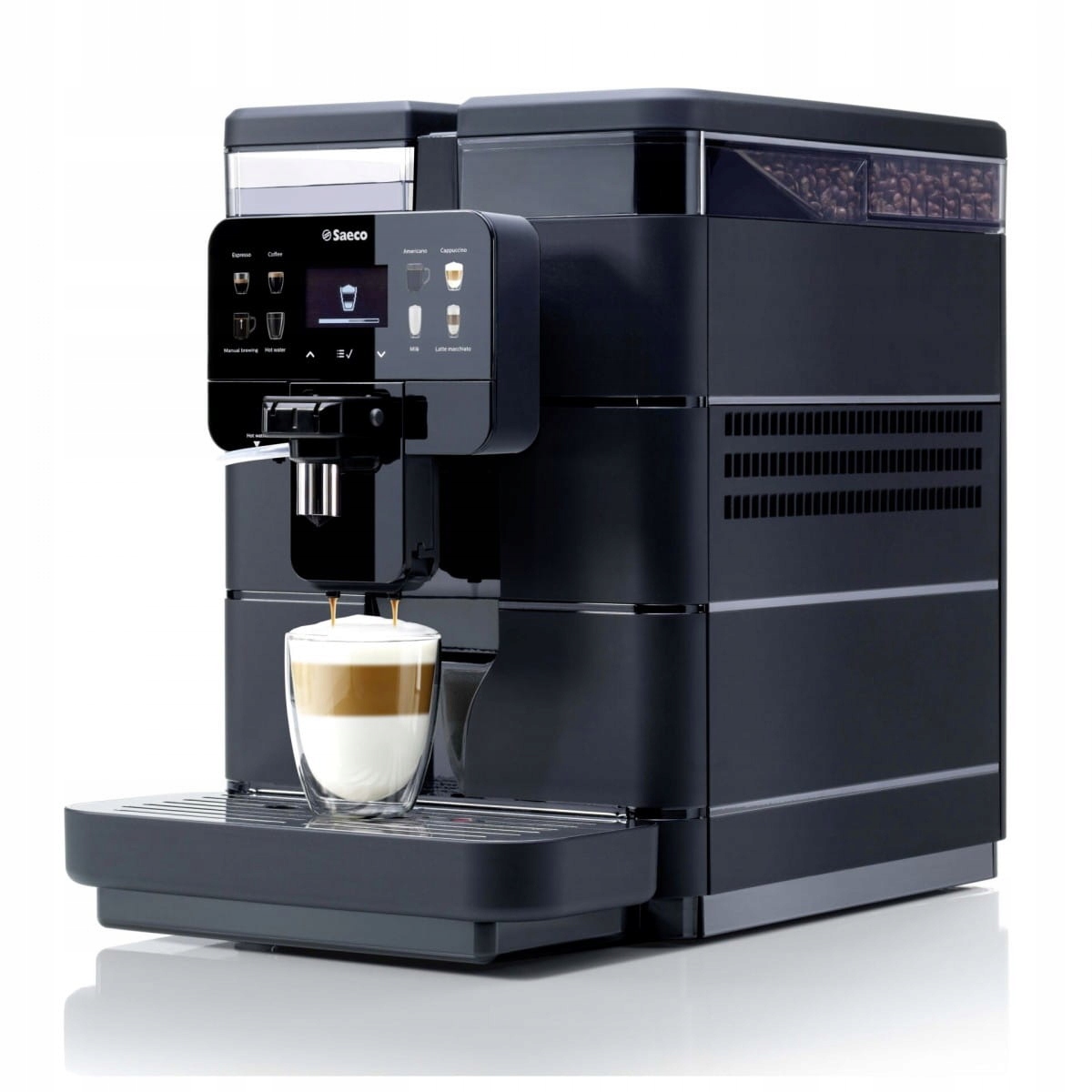 EKSPRES DO KAWY CIŚNIENIOWY SAECO ONE TOUCH CAPPUCCINO DO BIURA X8 NAPOJÓW Pojemność zbiornika na wodę 2,51 l