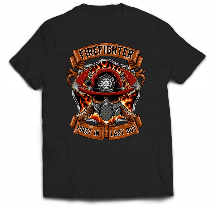 

T-shirt dla strażaka Fire Squad Team Straż M