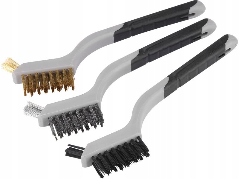 

Szczotki Druciane Nylon Mosiądz Stal 3szt 8803901