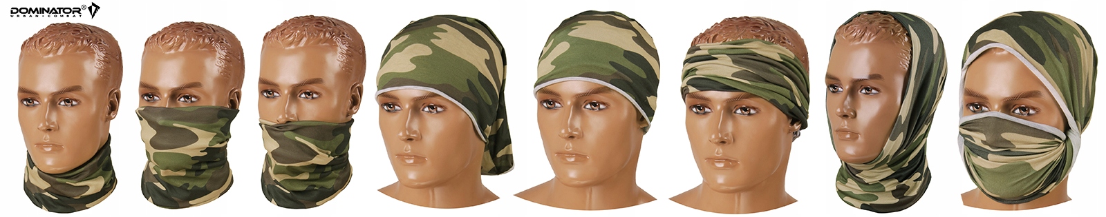 KOMIN BANDANA CHUSTA SZAL DOMINATOR WOODLAND Marka DOMINATOR