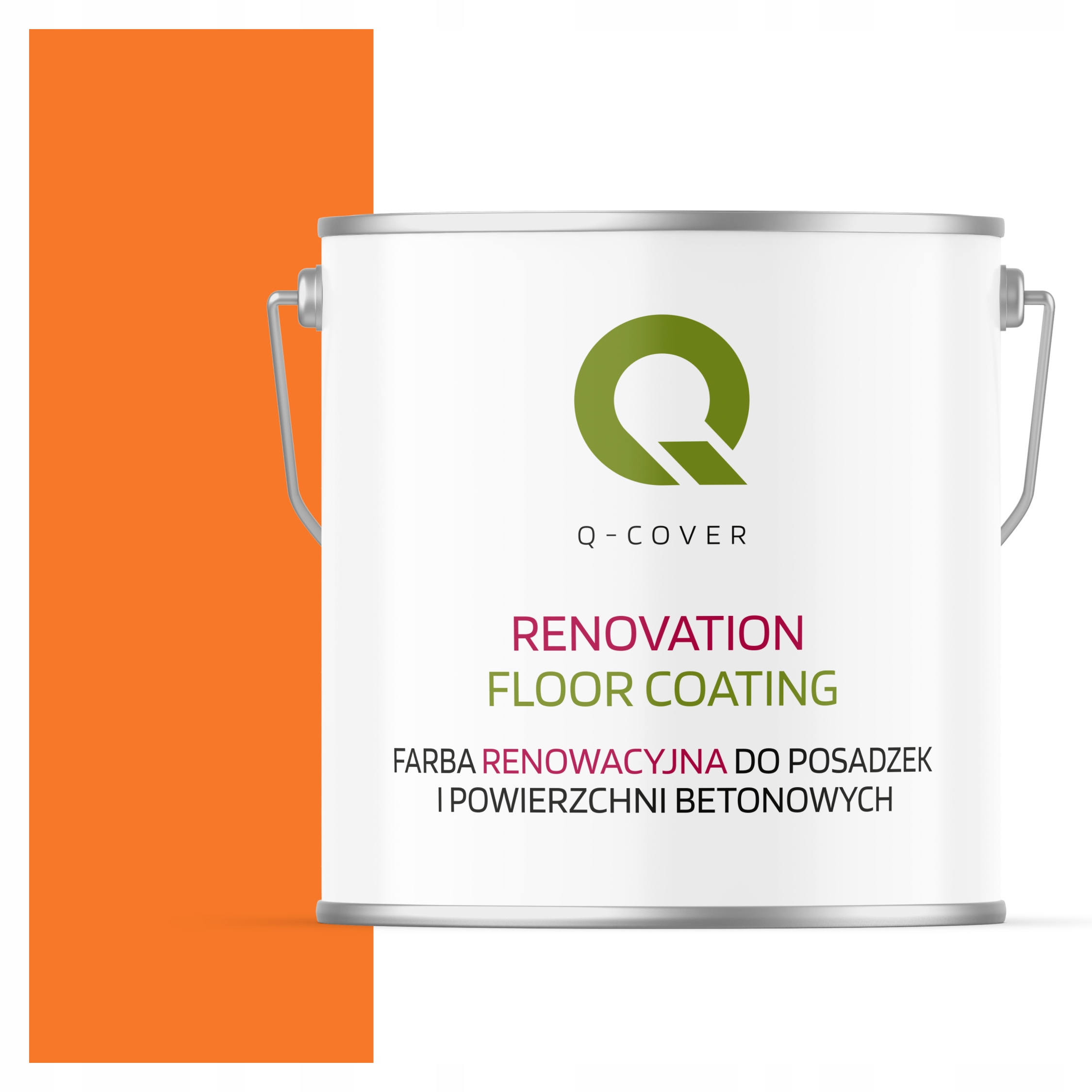 Farba Na Renováciu Betónových Podláh Oranžová Pastelová RAL2003 Saténová 5 L