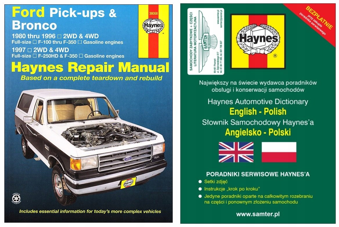 Ford Bronco F100 F150 F250 F350 80-97 инструкция