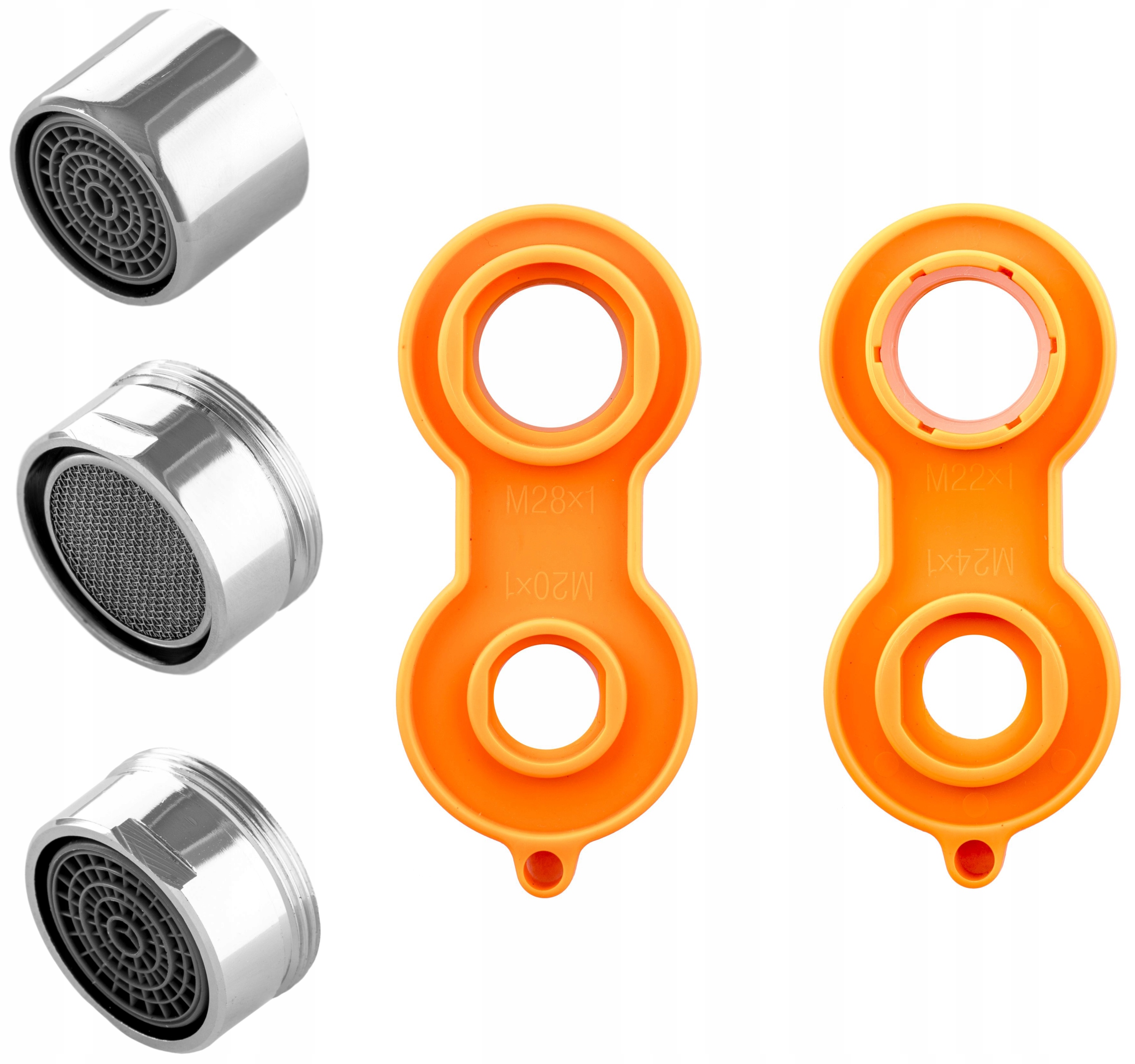 PERLATOR DO KRANU BATERII KOŃCÓWKA M20 M22 M24 M28 ZESTAW KLUCZ UNIWERSALNY