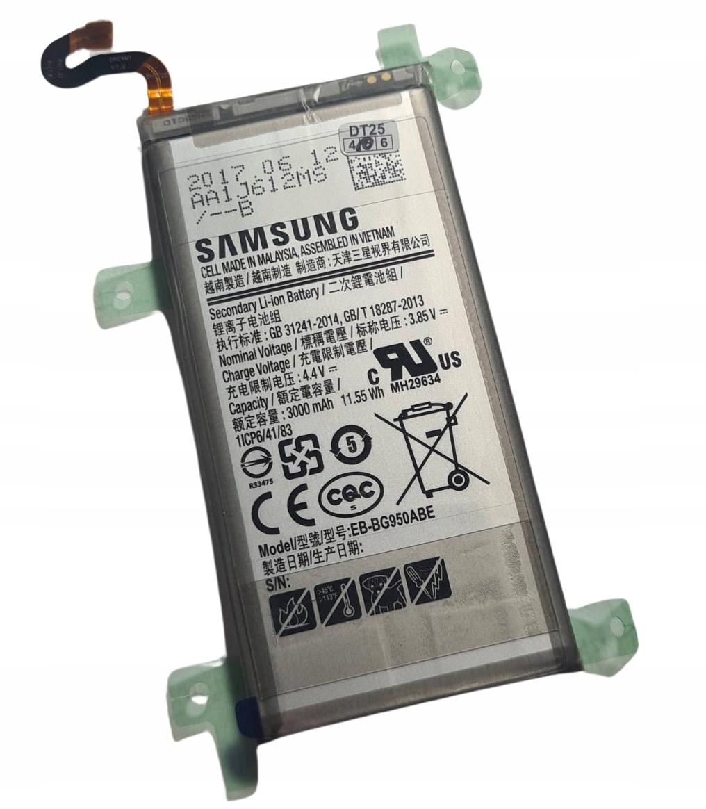 Org Nová originální baterie pro Samsung Galaxy S8 (SM-G950)