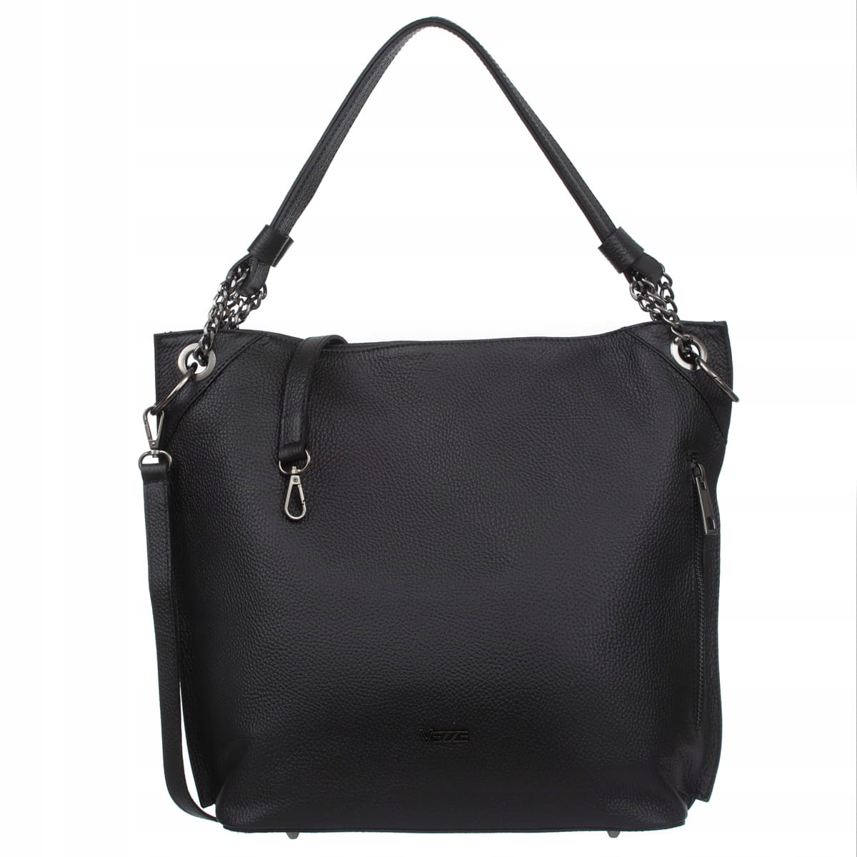 Dámská kožená taška Vezze Luca Černá