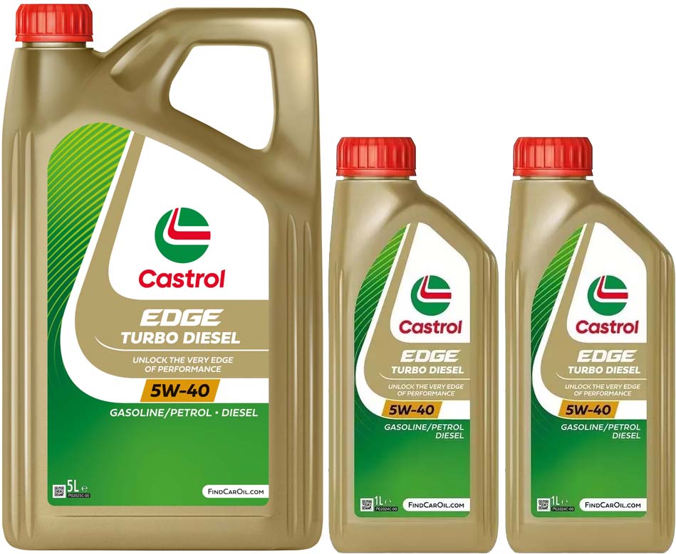 Motorový Olej Castrol Edge Turbo Diesel 5W40 505.00/505.01 7L