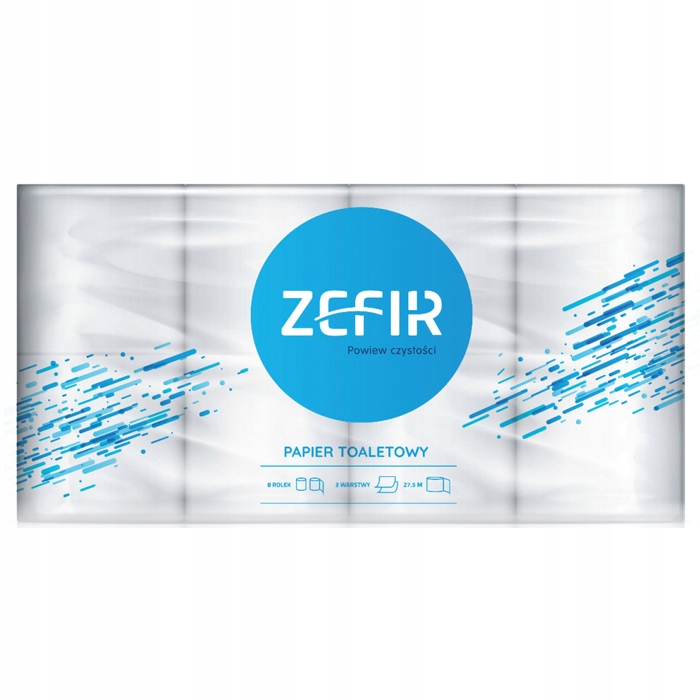 

Papier toaletowy bezzapachowy Zefir 27,5m 8 szt.