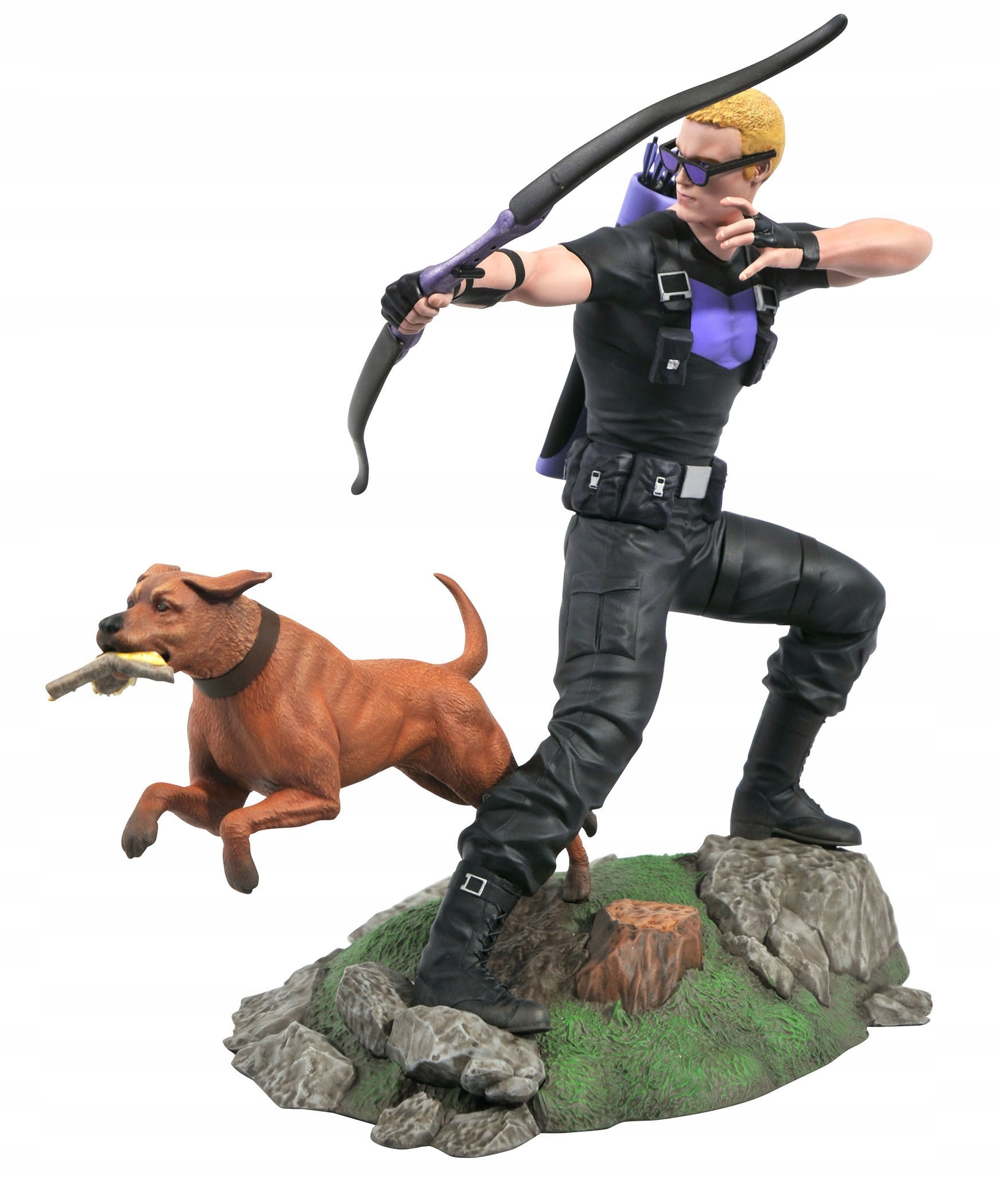 Marvel – Hawkeye s pizzou – Socha Galerie Diorama 23 cm