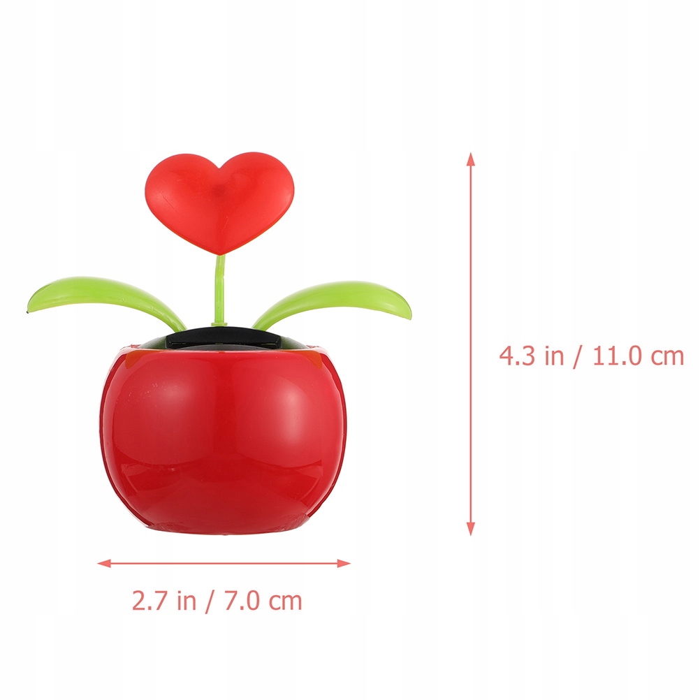 DEKORACYJNA DESKA SAMOCHODU SŁONECZNA BONSAI W KSZTAŁCIE SERCA Producent części Inny