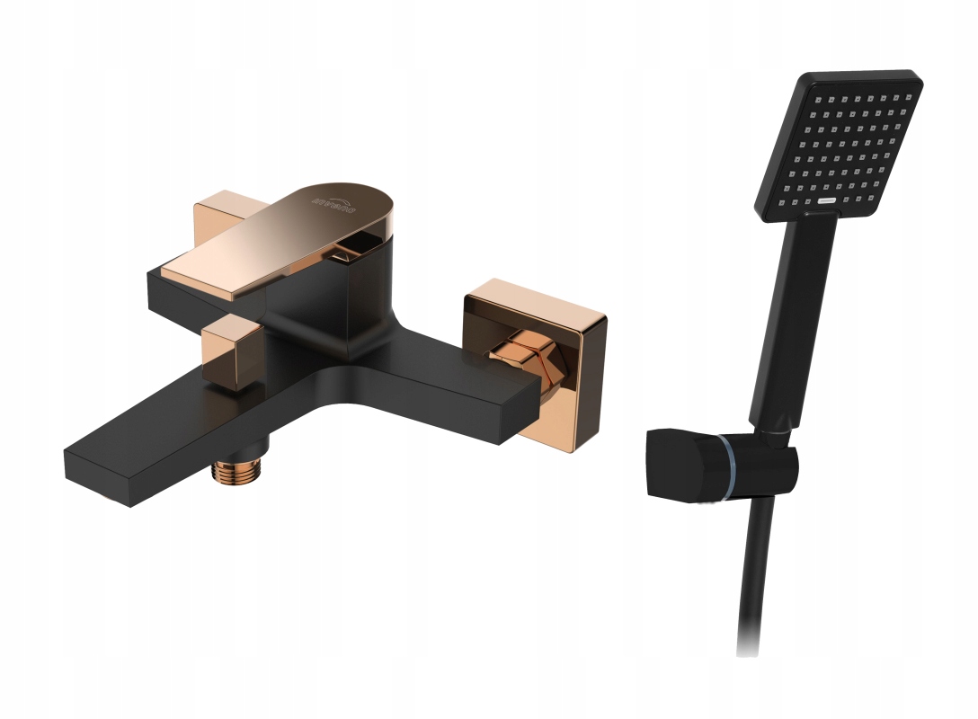 

Invena Midnight bateria wannowa Black Rose Gold