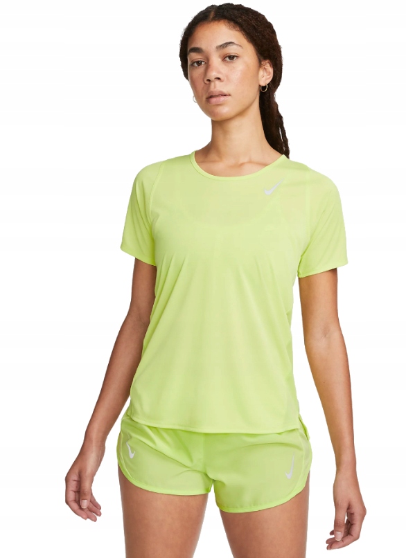 Nike Dámské sportovní tričko Fast Dri-Fit Short Sleeve Top žluté M