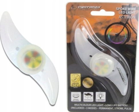 LAMPKA LED ROWEROWA NA SZPRYCHY TRZY TRYBY Marka Inna marka