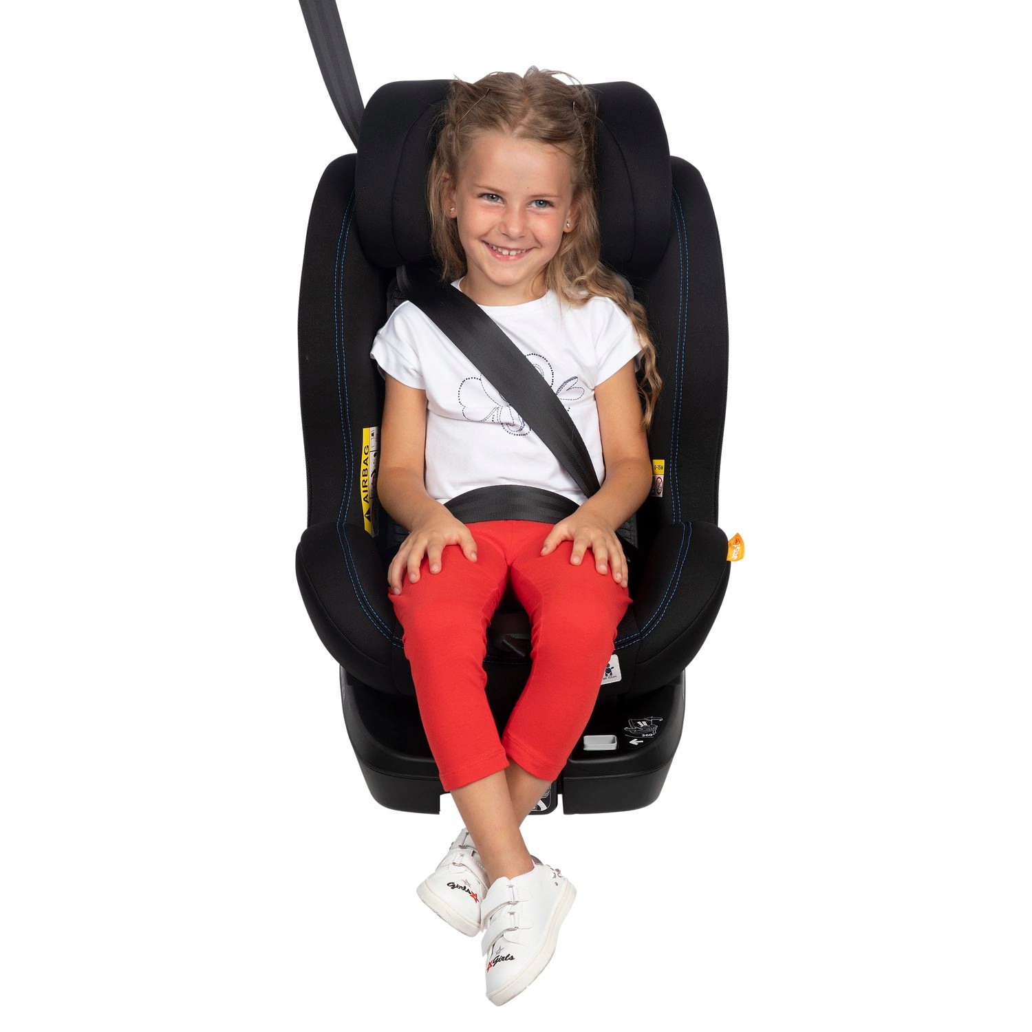 Fotel Chicco SEAT3FIT i-Size AIR Black 40-125 cm Klasyfikacja ADAC brak