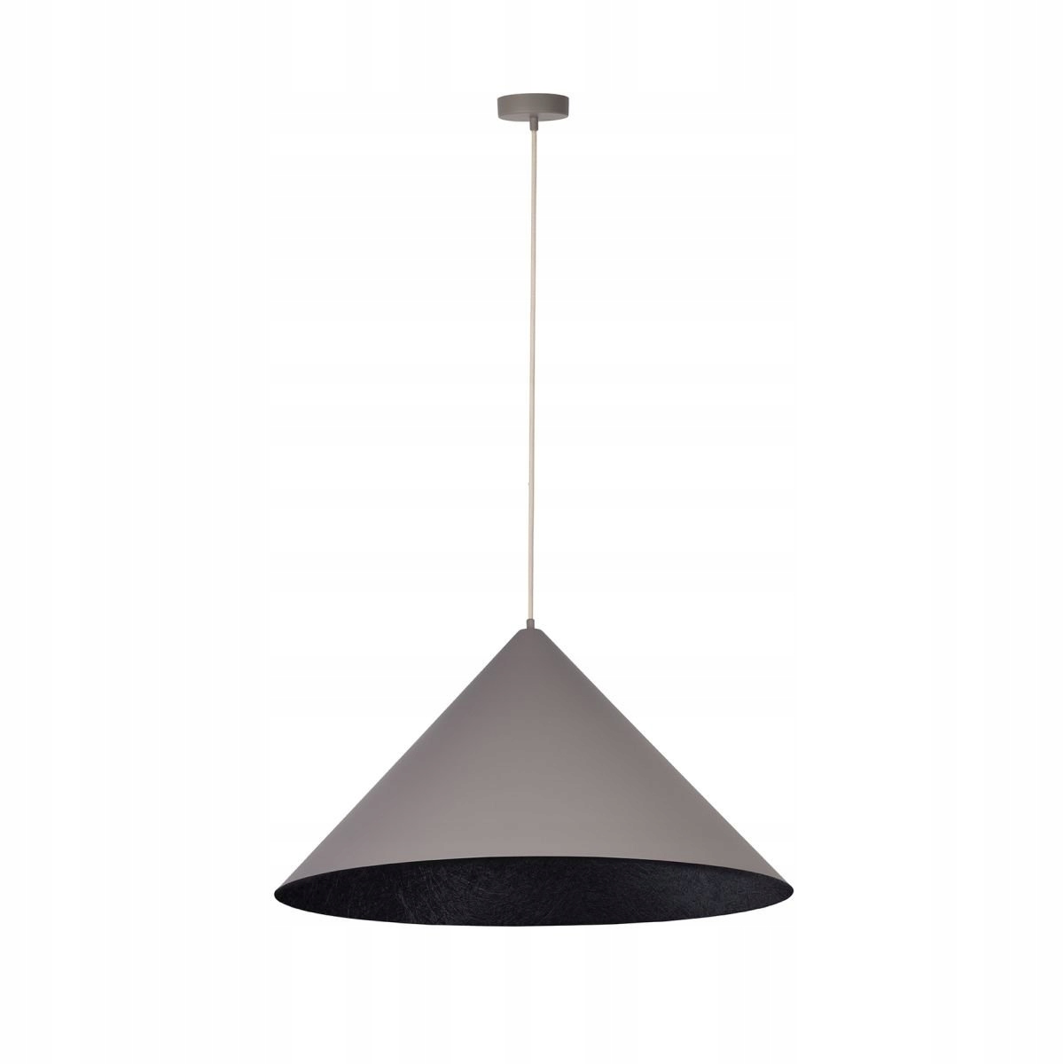 Závesná lampa v tvare kužeľa taupe Vesuvio M 41062 Sigma Lighting