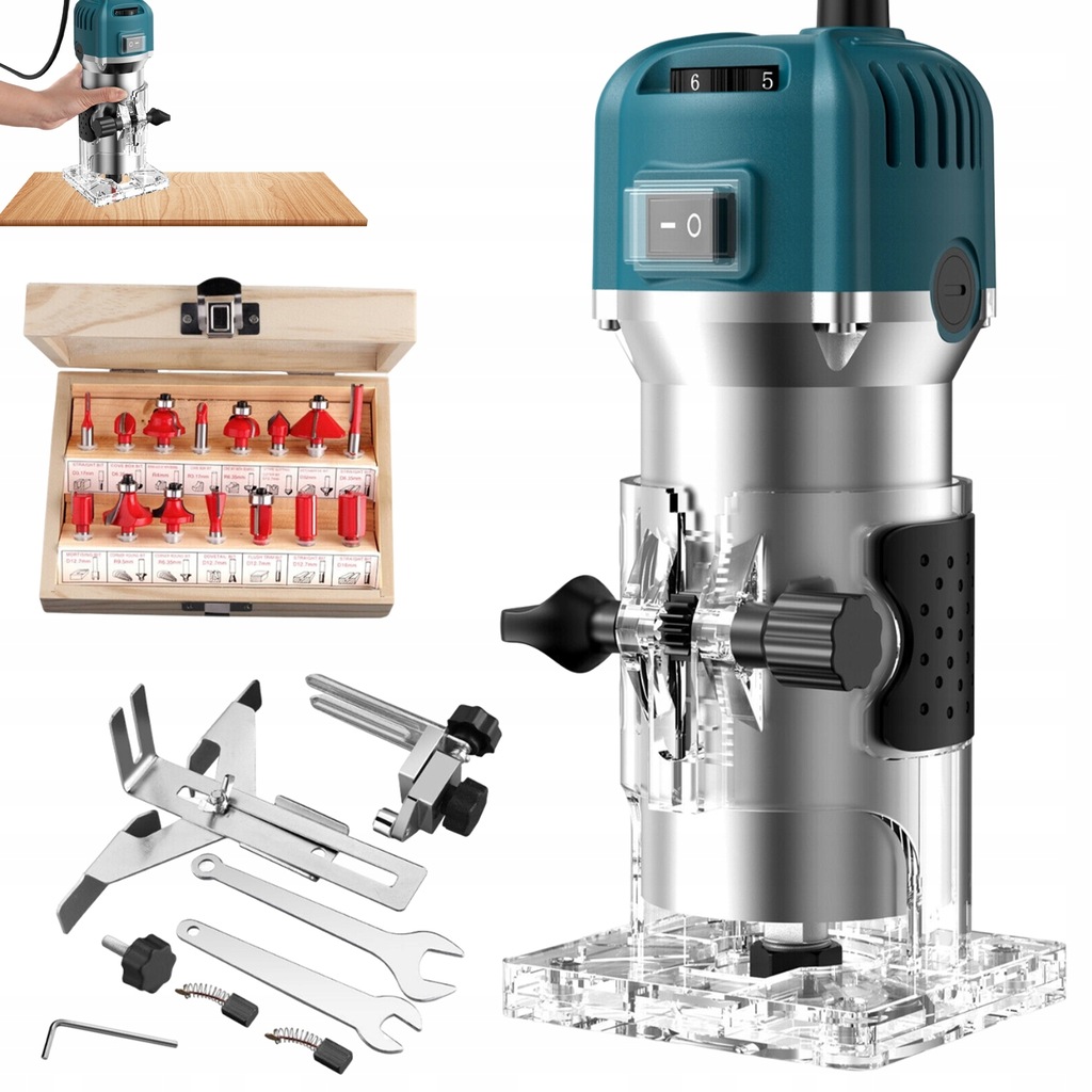 Horní Frézka 800 W Pro Vertikální Opracování Dřeva, Hrany 800 W