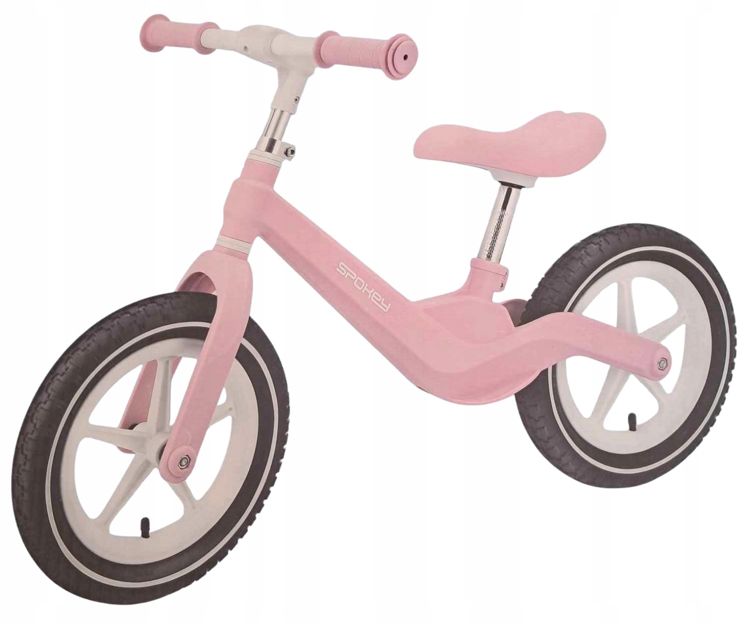 Rowerek biegowy Spokey Lekki rower Różowy