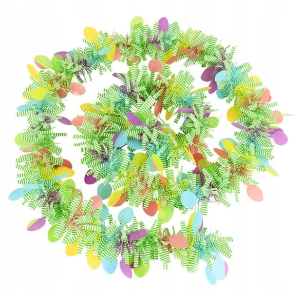 ŚWIĄTECZNA OZDOBNA GIRLANDA WIELKANOCNA ŁAŃCUCH PISANKI model 1