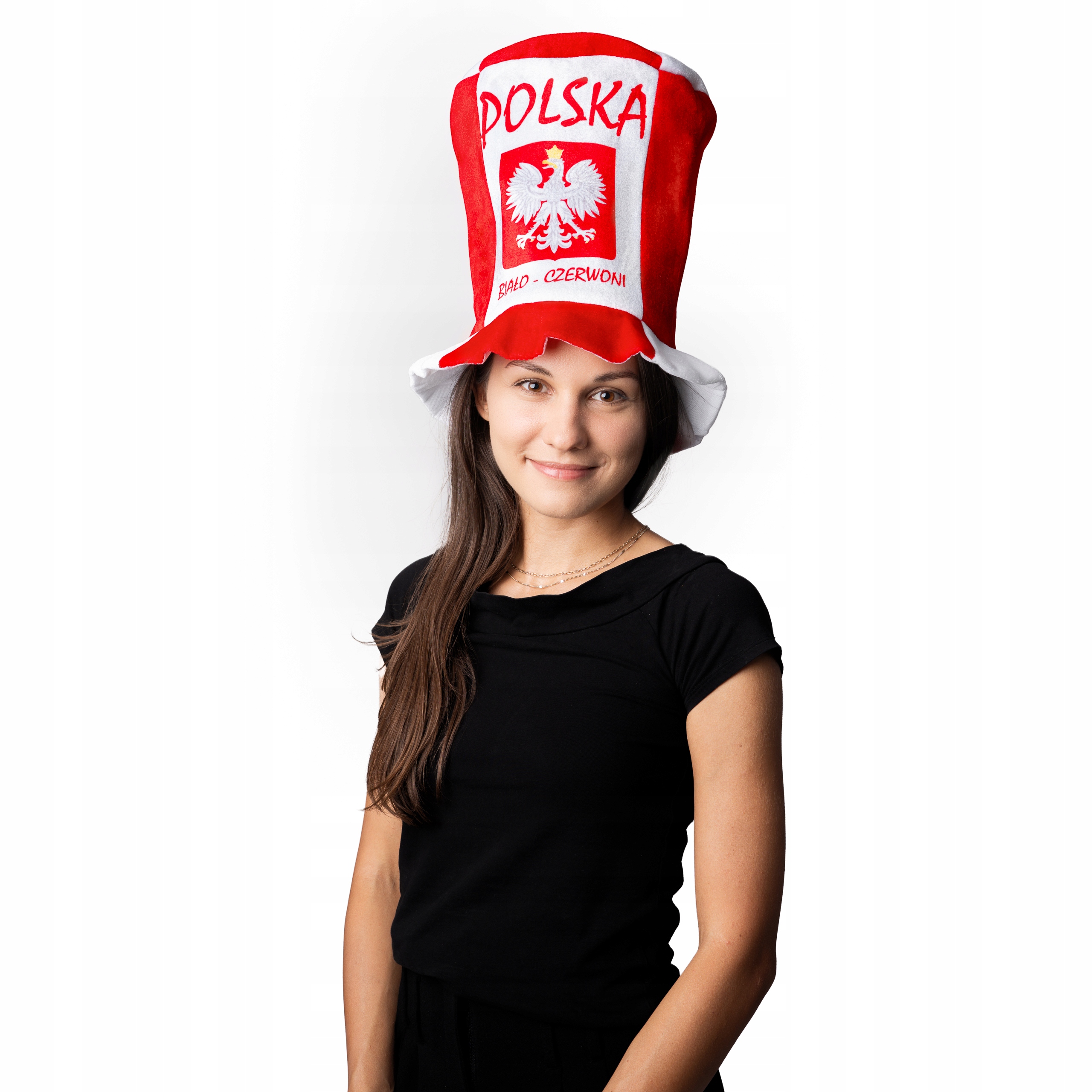 Cylinder Kibica Polski Reprezentacji Biało Czerwony Polska