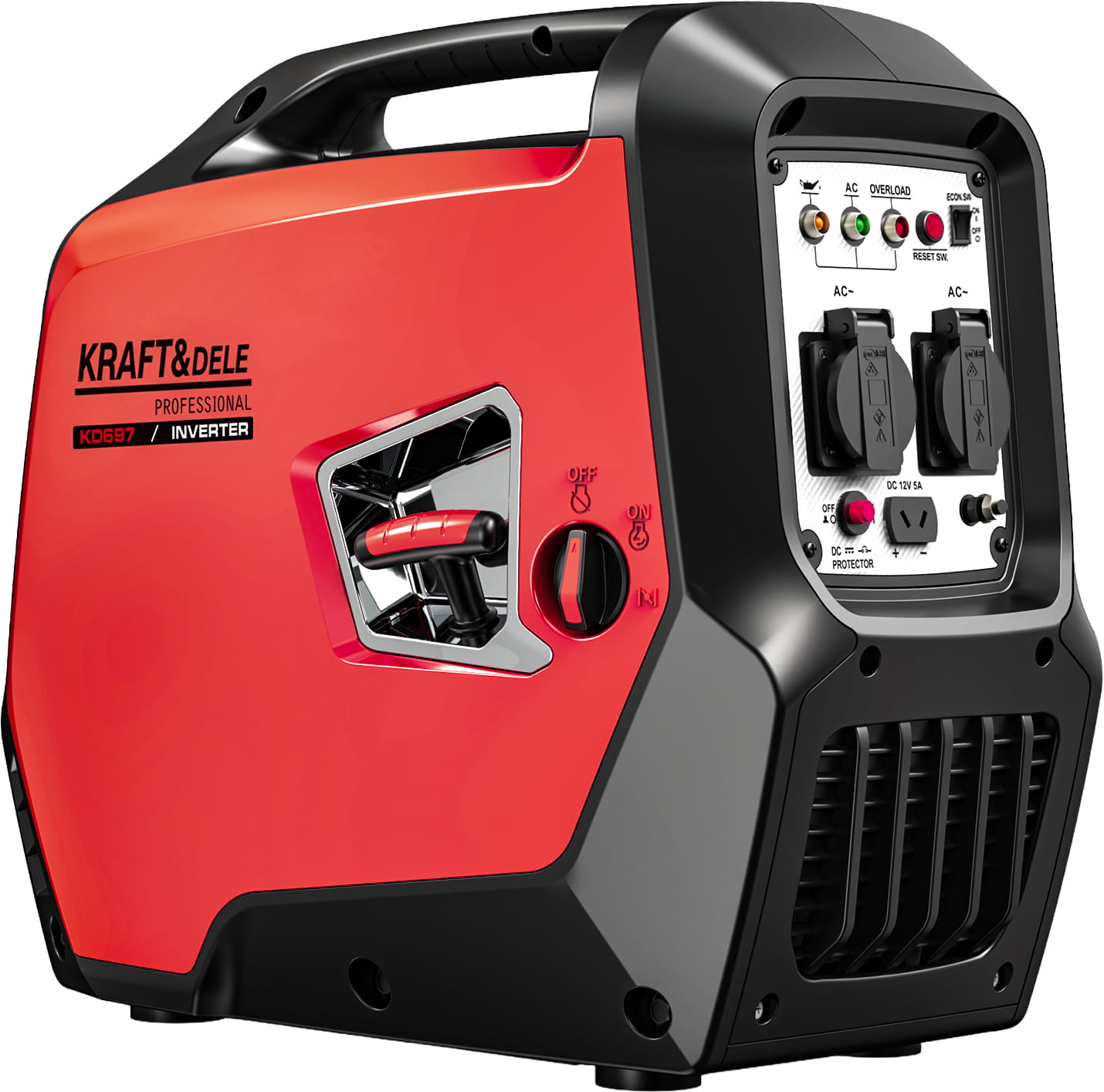 Invertorový generátor 2,3 kW 2,5 kW Kraft&dele KD697