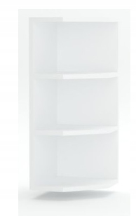 

Szafka kuchenna wisząca narożna 30x72x29cm Biała