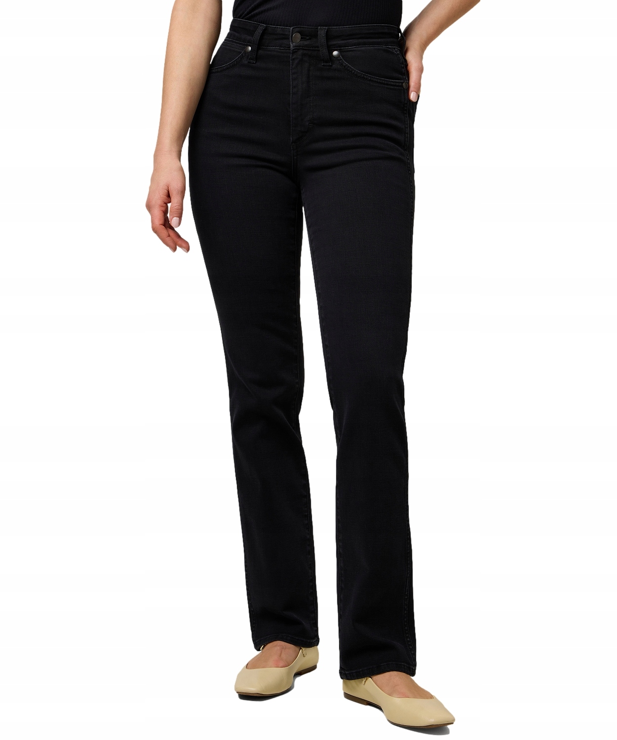 Džíny Wrangler Straight 112371749 Nebula Black W 32 L 32