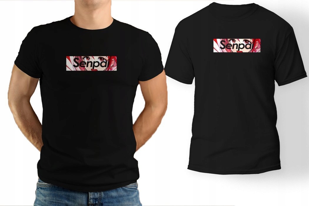 

Koszulka męska Anime manga Senpai t-shirt 3XL