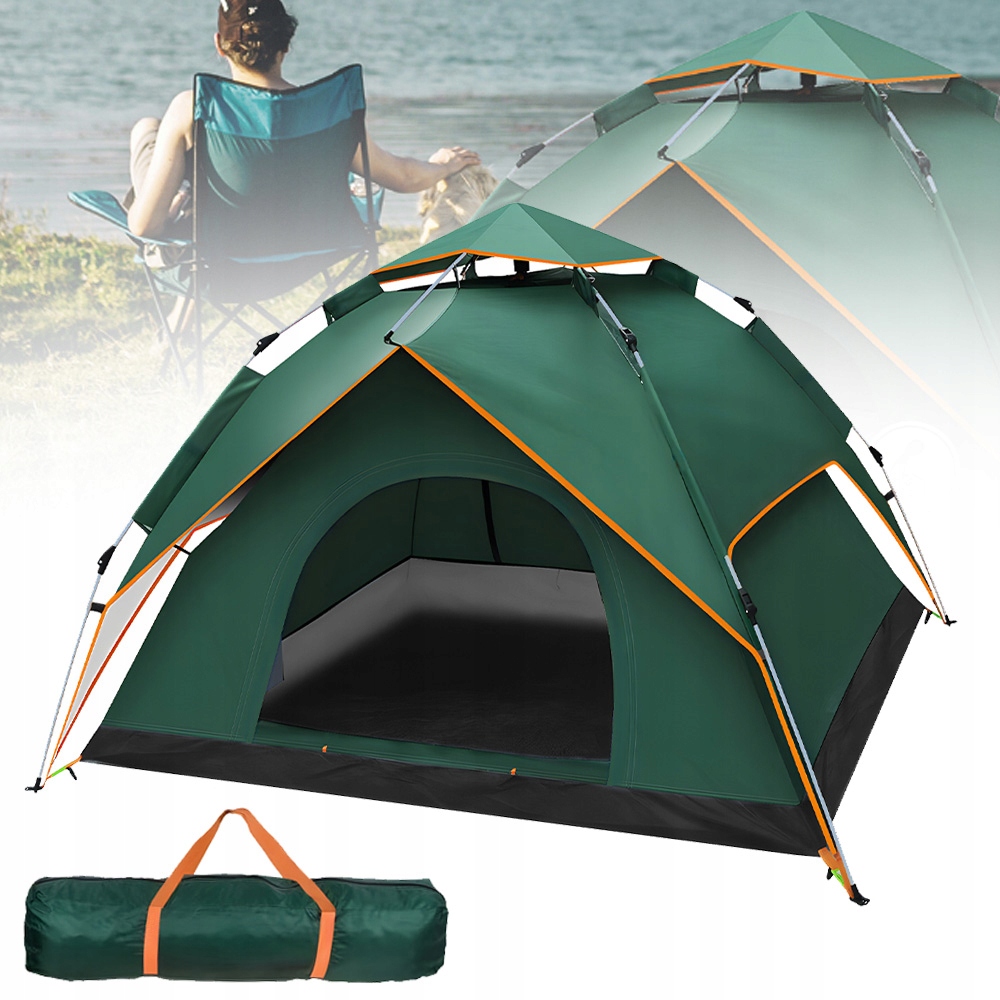 Stan Kempingový Samorozkládací Voděodolný Dvoudveřový Na Camping Pláž