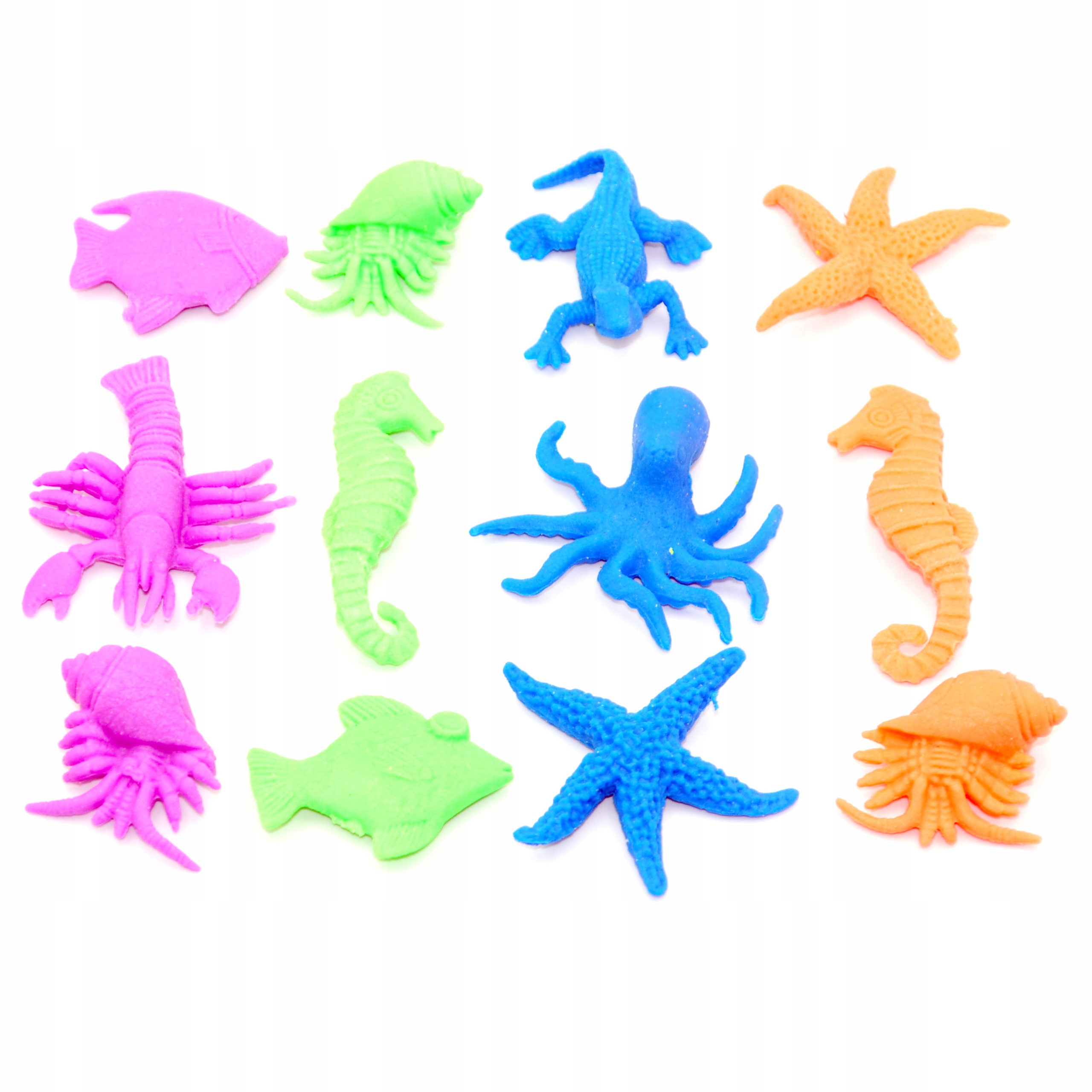 12x ZWIERZĘTA ROSNĄCE W WODZIE MAGICZNE WYKLUWAJĄCE DO KĄPIELI GRY PINIATA