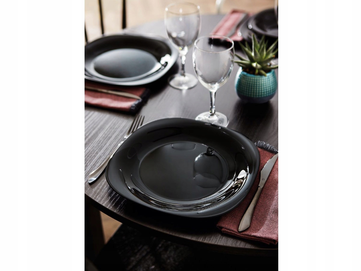 Talerz obiadowy 26 cm czarny CARINE NEW LUMINARC Kod producenta L9817