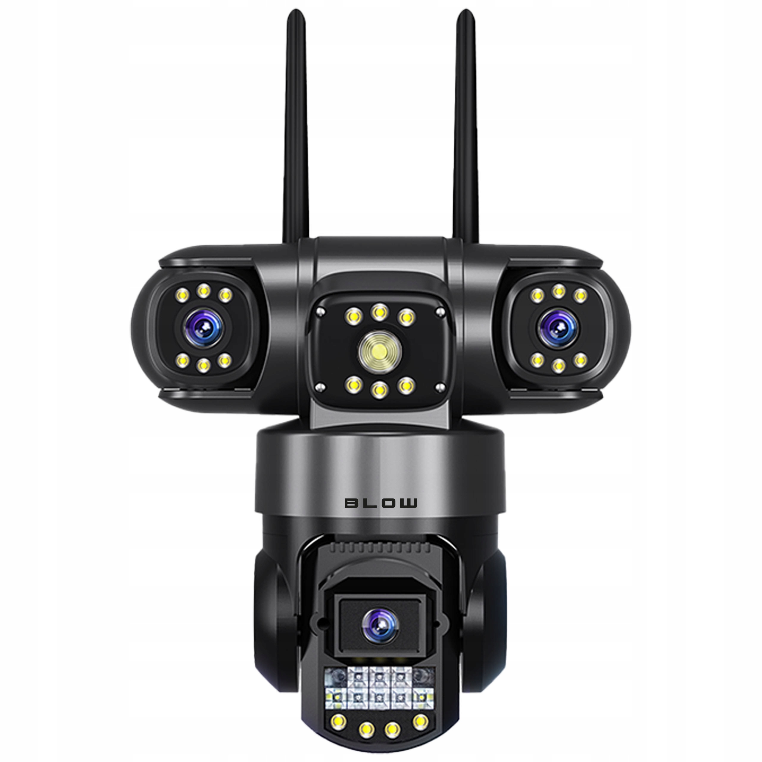 Wifi Kamera Ip Blow V-326B 3 Objektívy 6MP Otočná Vonkajšia Detekcia Hd