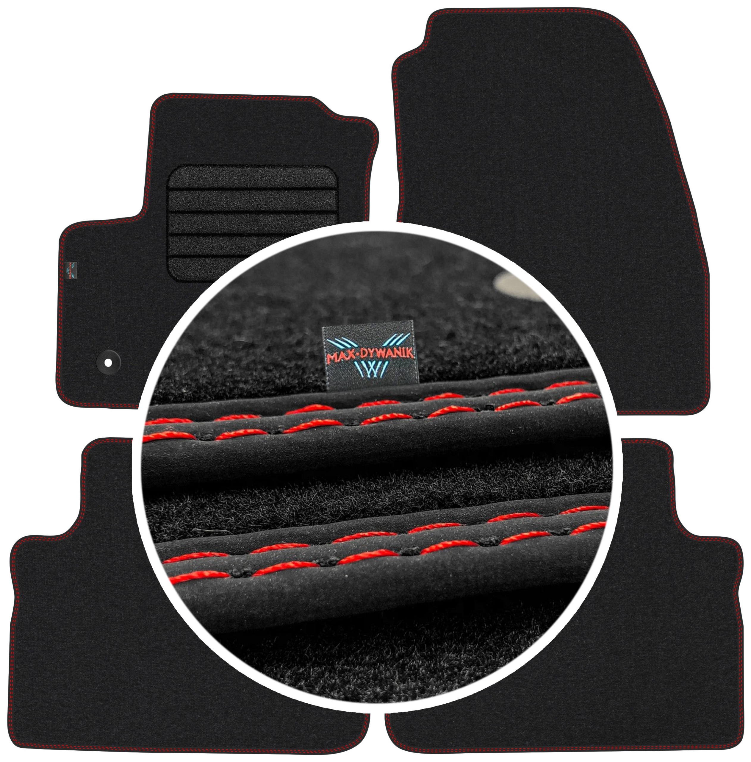 Ford C-Max II 5dv. 2012-2019 Velurové autokoberce koberečky