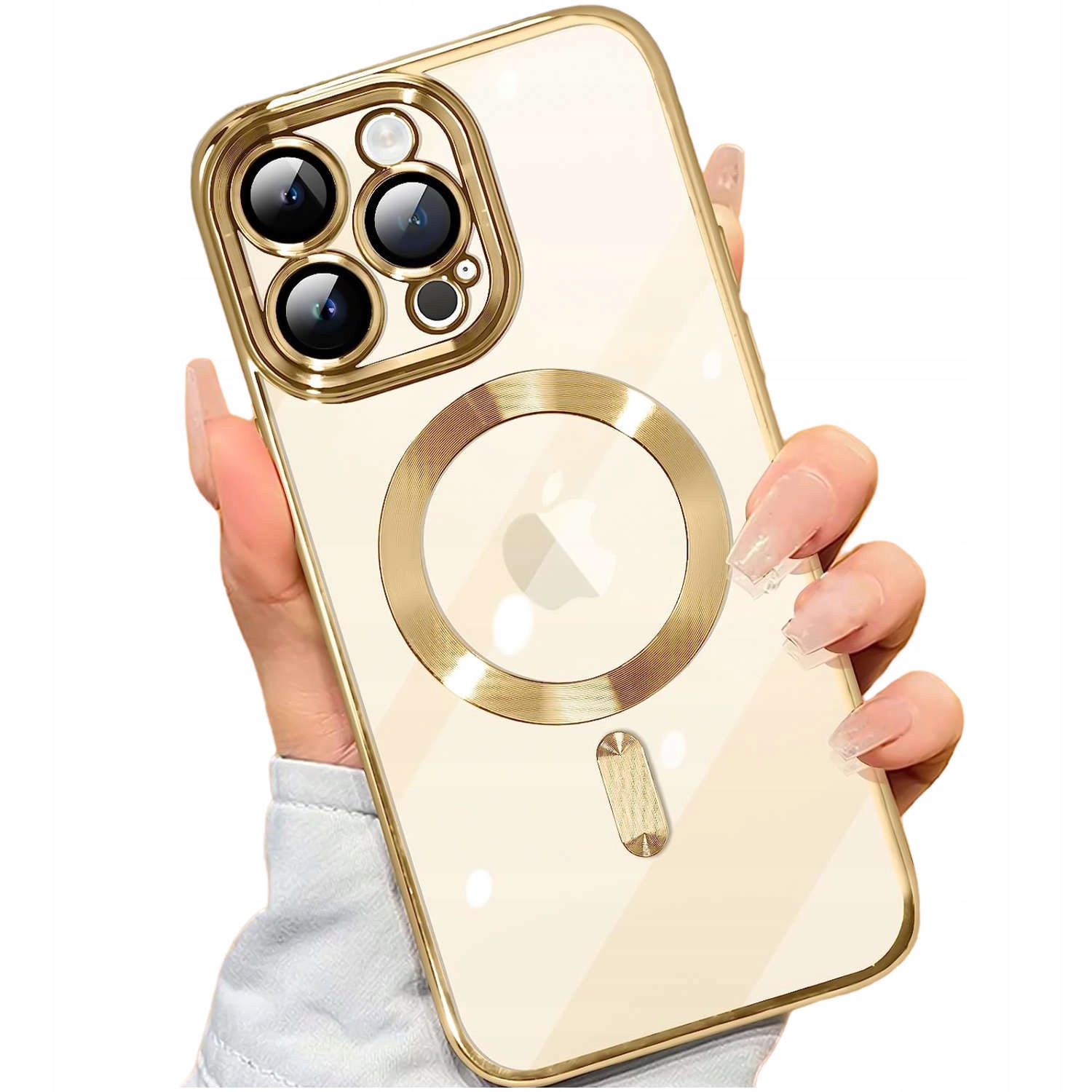 OBUDOWA + SZKŁO DO IPHONE 14 PRO Z MAG SAFE GLAMOUR Dedykowany model iPhone 14 Pro