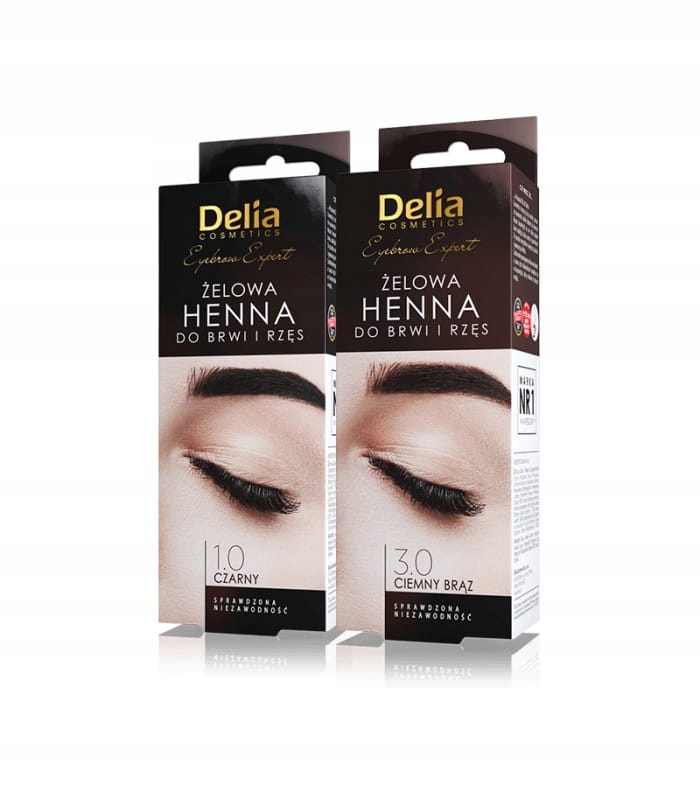 

Delia Henna Do Brwi Żelowa Brązowa