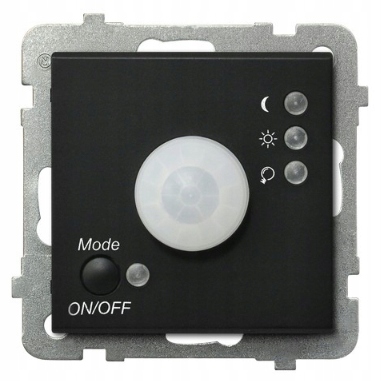 Elektroniczny czujnik ruchu ŁP-16R/m/33 Czarny Metalik Sonata ŁP-16R/M/33