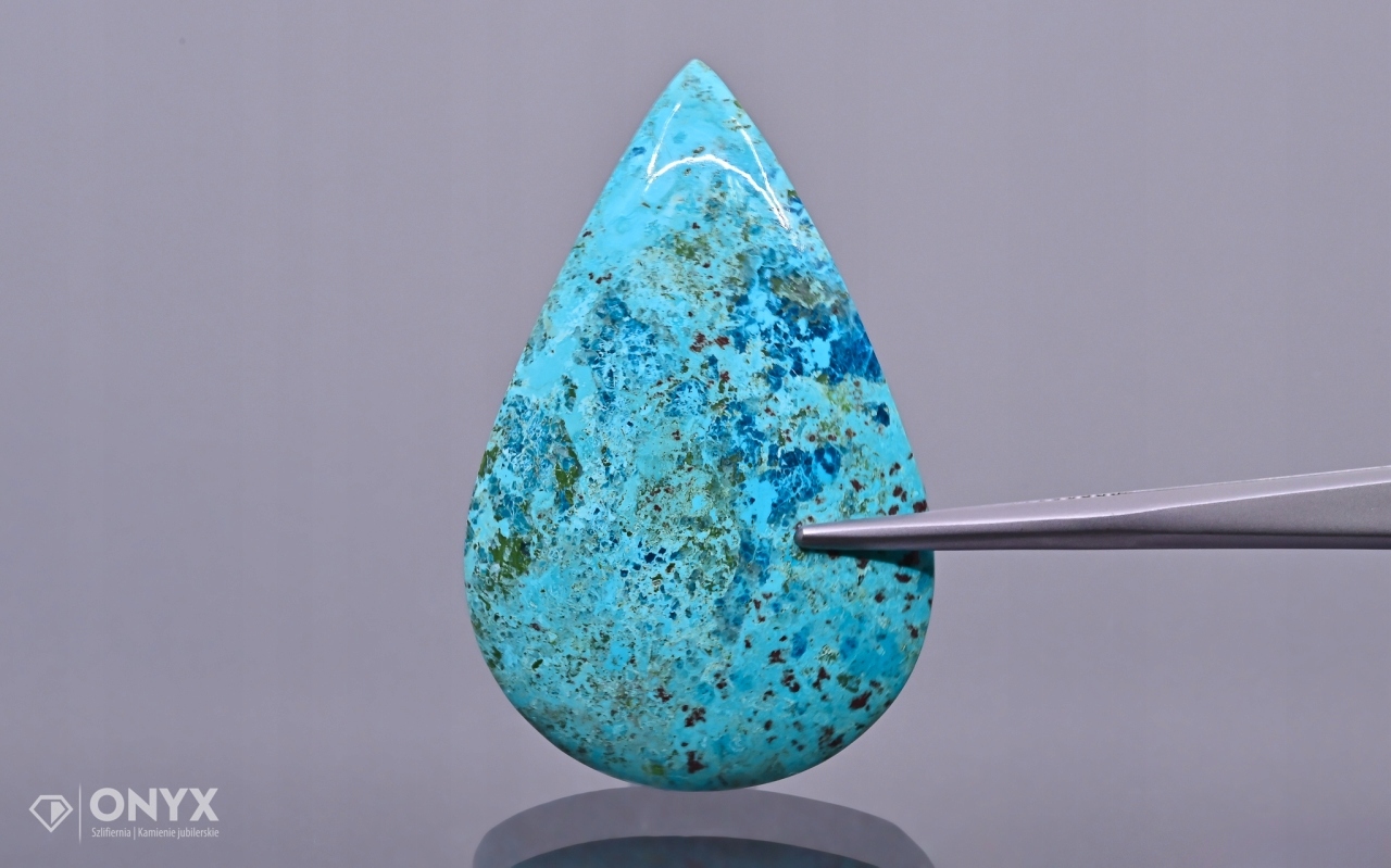 Szatukit konvexní slzná deska 42x27 mm