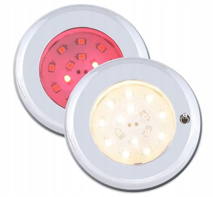 Lampa czerwone/białe Nova chrom Batsystem 9475crvs