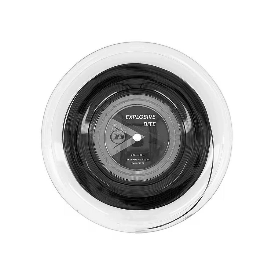 Naciąg do tenisa Dunlop Explosive Bite Black 1,27 mm 200 m