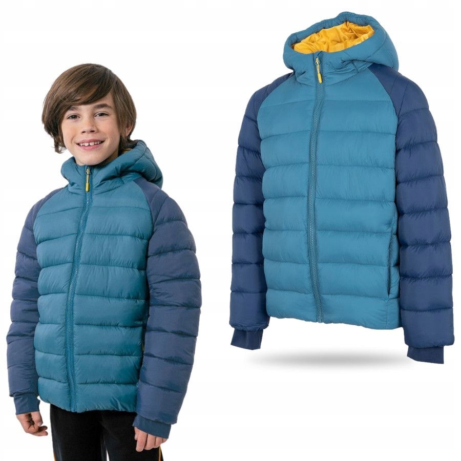 KURTKA CHŁOPIĘCA 4F PUCHOWA CIEPŁA WIOSENNA