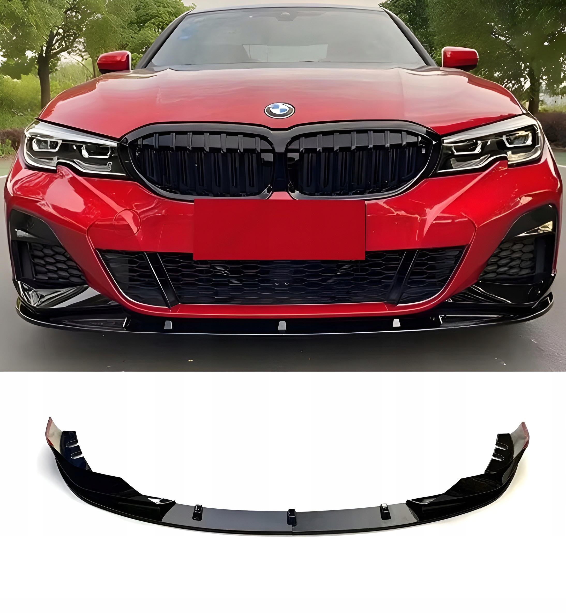 Bmw G20 G21 2019-2022 Msport Mpaket Krytka Nárazníku Přední Černá Ac Styl