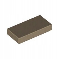 

Lego Płytka Tile 1x2 Dark Tan 3069b 4496699 New