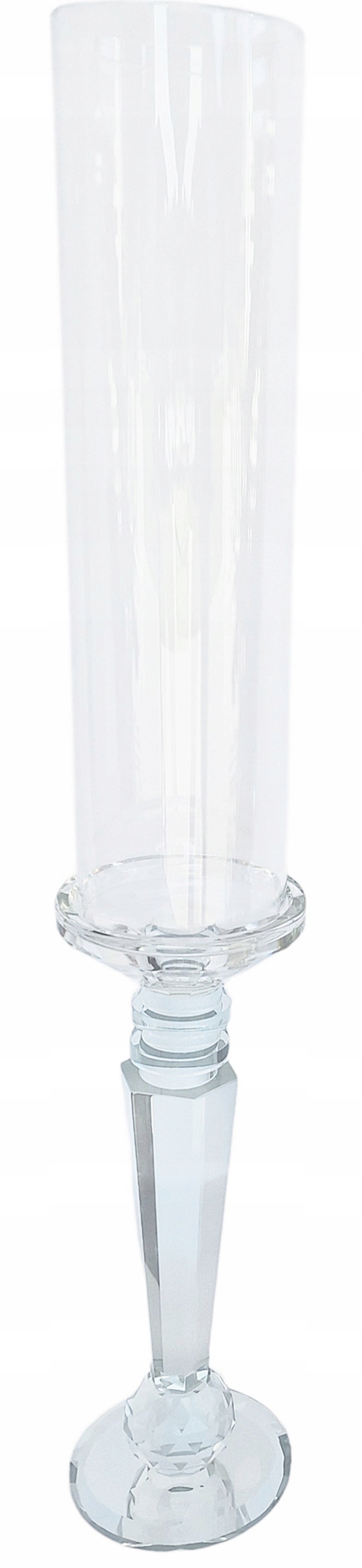 Świecznik szklany 57 cm 6728 M