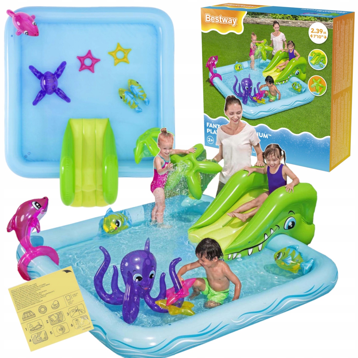 Bazén Pro Děti Vodní Dětské Hřiště Brouzdaliště na terasu Bestway 53052 Model 2026