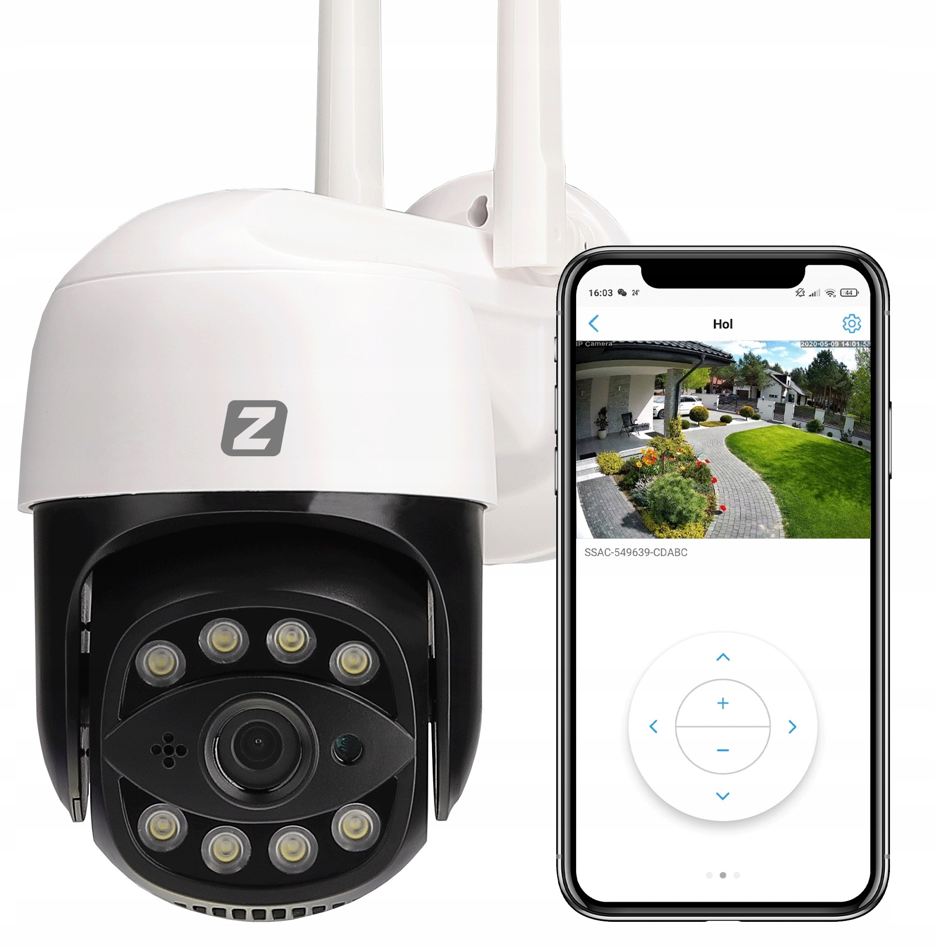

Kamera Zewnętrzna Wi-fi Full Hd Obrotowa 2MPx Zoom
