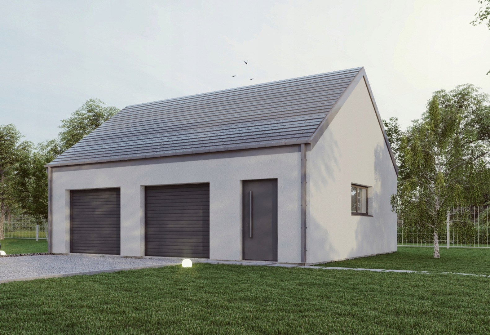 PROJEKT BUDYNKU GOSPODARCZEGO GO21 - modern 1